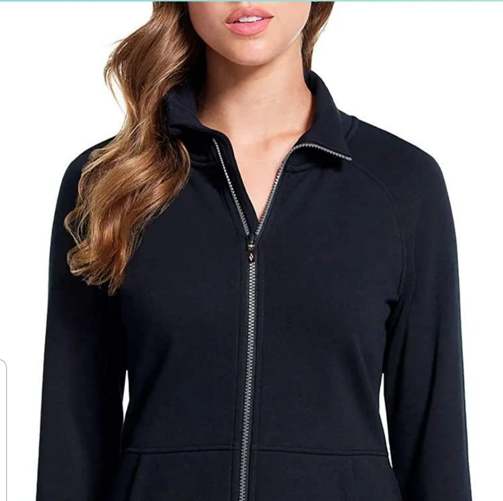 Skechers Women's Fleece Mock Full Zip Jacket XL - Picture 5 of 5